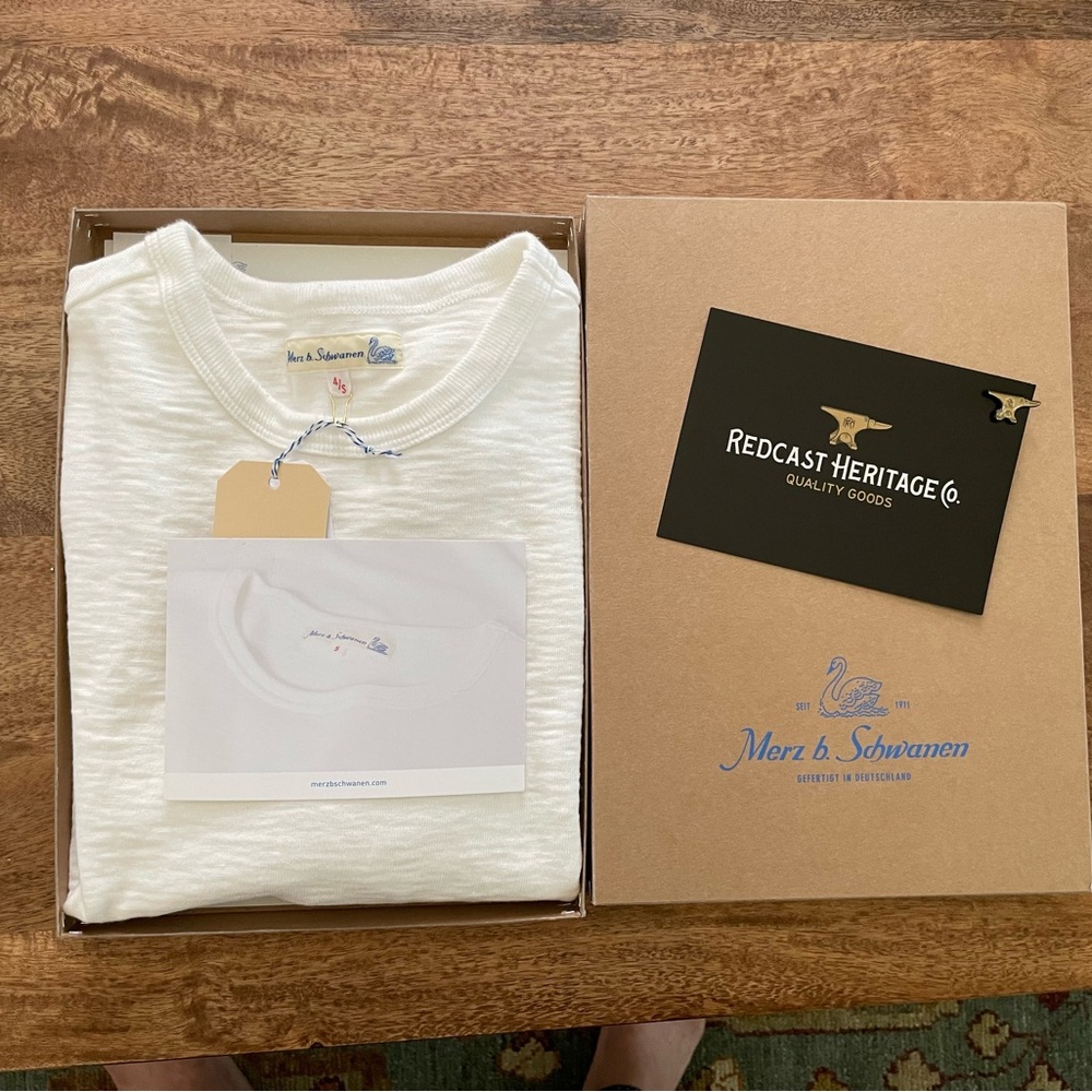 Merz b Shwanen 2S14 white shirt size 4/S